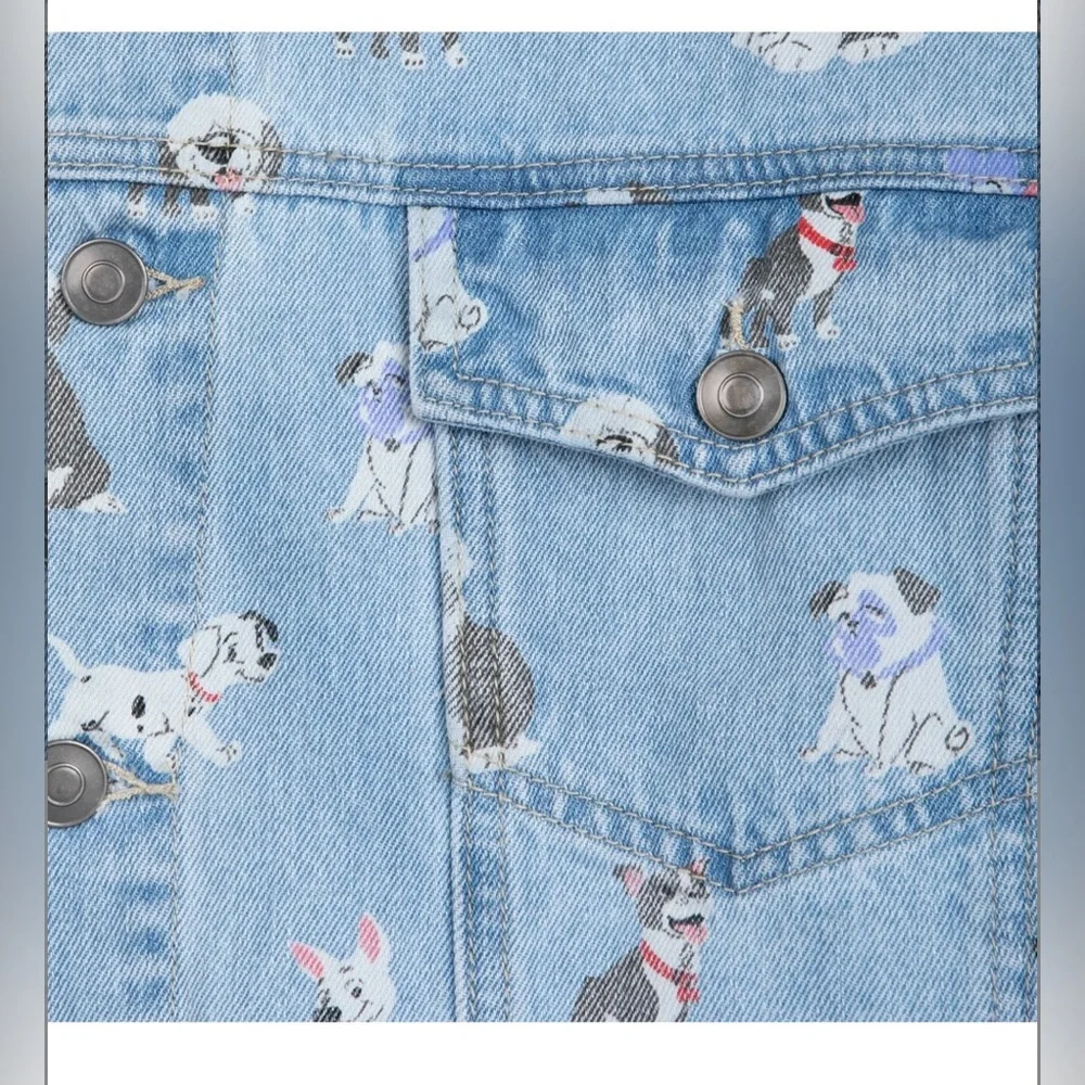 🐾Oh My Disney Dogs Jean Jacket, Size 2xl, Sold Out🐶 - Picture 4 of 16